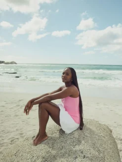 Best Next Fluoro Pink Thin Strap Vest