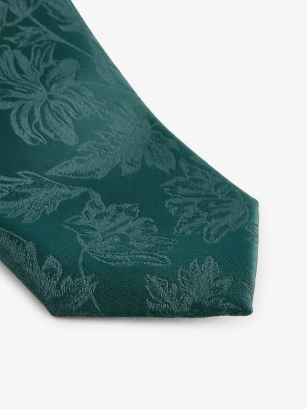 Best Next Forest Green Slim Tie And Pocket Square Set