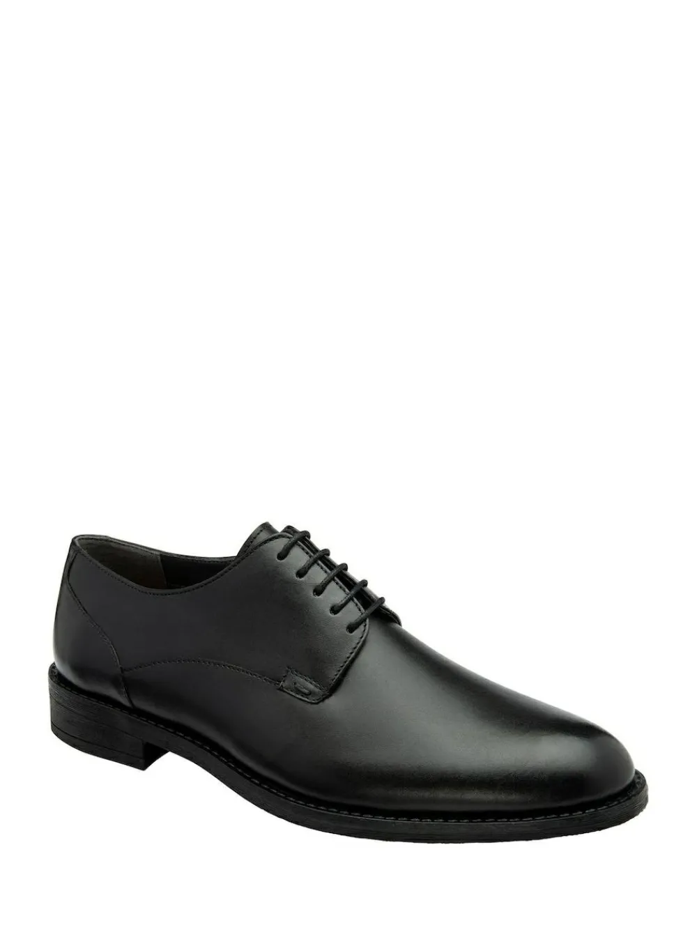 Best Frank Wright Leather Lace-Up Derby Shoes Black