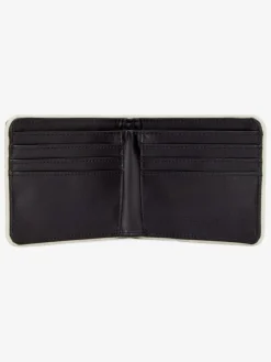 New Fred Perry Black Coated Polyester Billfold Wallet
