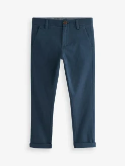 Sale Next French Navy Blue Skinny Fit Stretch Chino Trousers (3-17yrs)