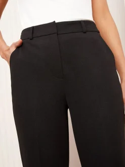 Friends Like These Black Straight Leg Stretch Tailored Trousers