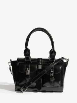 Discount Friends Like These Padlock Pocket Bag Black