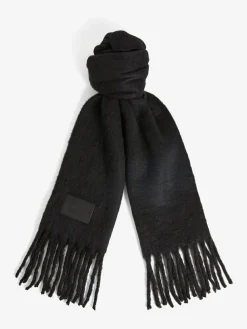 Outlet Friends Like These Cosy Brushed Blanket Scarf Black