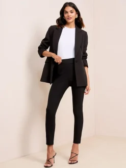 Friends Like These Black Tall Sculpting Stretch Slim Trousers^Women Pants