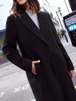 Friends Like These Tailored Mid Length Single Button Coat^Women Coats & Jackets|Coats & Jackets