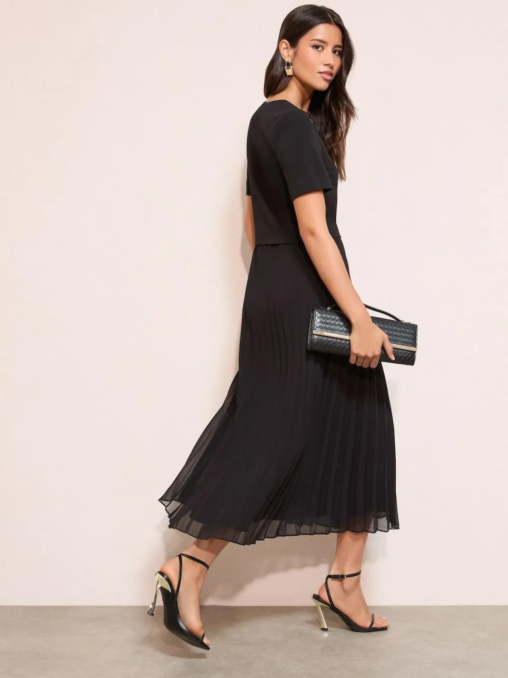 Friends Like These Button Down 2-In-1 Pleated Dress^Women Occasion Dresses|Midi Dresses