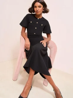 Friends Like These Military Midi Dress^Women Midi Dresses