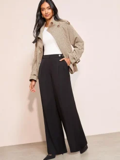 Friends Like These Adjustable Waist Premium Wide Leg Trousers^Women Pants