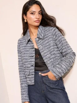 Friends Like These Blue Boucle Trophy Jacket^Women Suits & Tailoring|Blazers