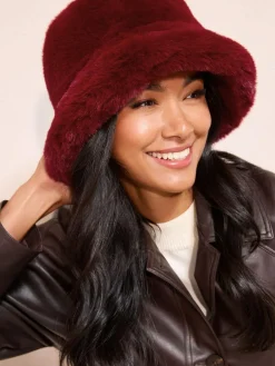 Friends Like These Faux Fur Bucket Hat^Women Hats|Hats, Gloves & Scarves