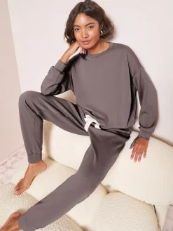 Online Friends Like These Premium Jogger Pyjama Bottoms Grey