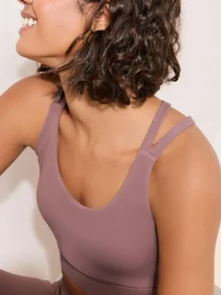 Friends Like These Pink Studio Strappy Back Sports Bra^Women Bras|Sportswear