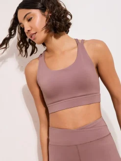 Friends Like These Pink Studio Strappy Back Sports Bra^Women Bras|Sportswear