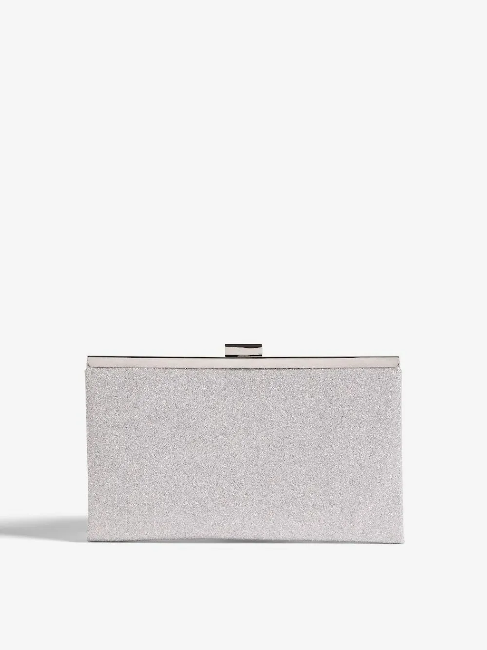 Best Friends Like These Silver Occasion Clutch Bag