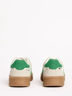 Clearance Friends Like These White Spot Standard Fit Lace Up Retro Gumsole Sports Trainers