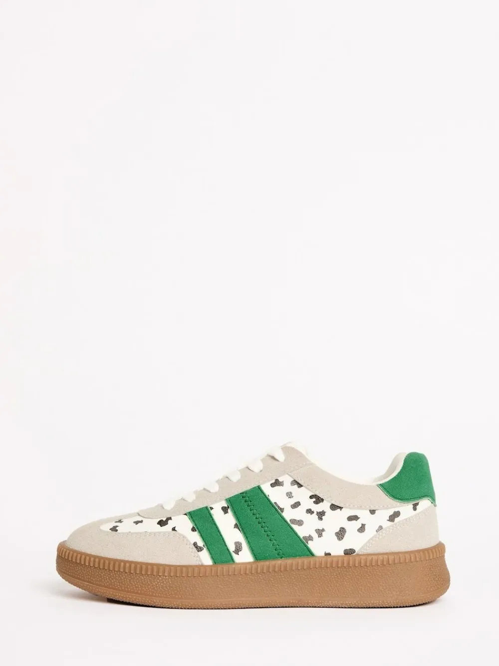 Clearance Friends Like These White Spot Standard Fit Lace Up Retro Gumsole Sports Trainers