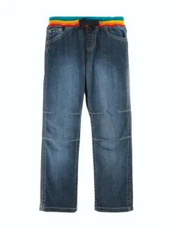 Discount Frugi Blue Concave Soft Waist Pull-Up Jeans