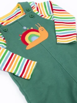 Frugi Coverack Dungarees Outfit^BOY Rompers & Overalls|Dungarees
