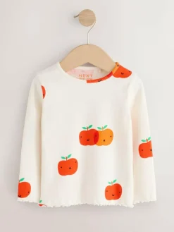 Discount Next Fruit Long Sleeve Rib Tops 5 Pack (3mths-7yrs)