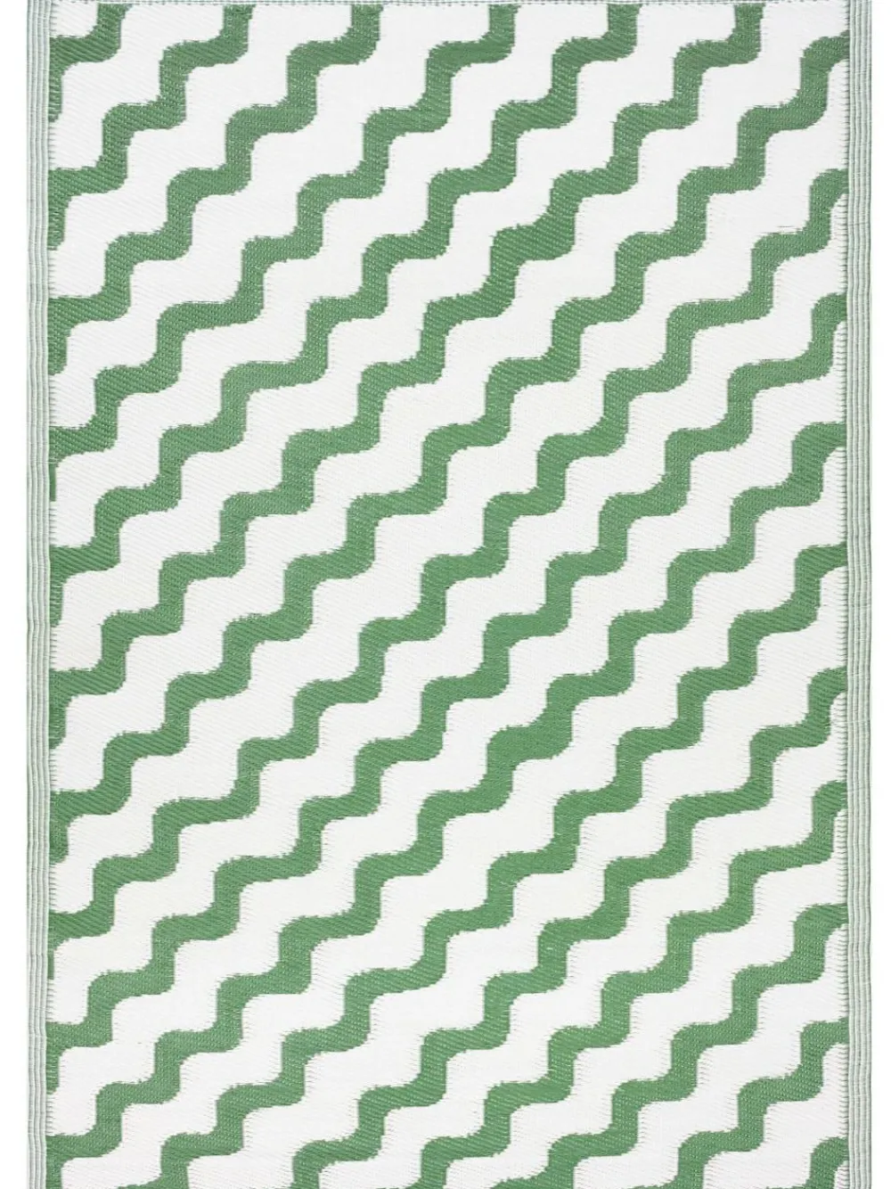 Clearance Furn Green Wave Outdoor/Indoor Rug
