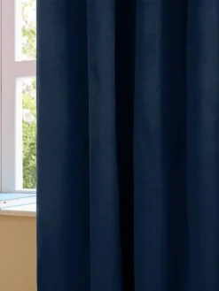 Outlet Furn Royal The Ultimate Velvet 100% Blackout Eyelet Blackout/Thermal Curtains