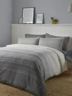 Online Fusion Fairhaven Easycare Duvet Cover Set Grey