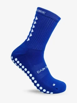 New Gain the Edge Blue Midcalf Football Grip 3.0 Socks