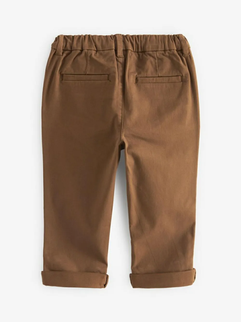 Clearance Next Ginger Tan Stretch Chino Trousers (3mths-7yrs)