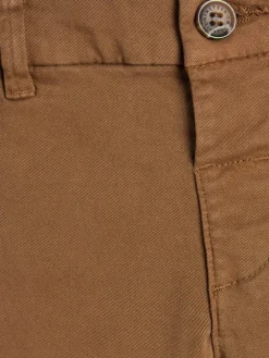 Clearance Next Ginger Tan Stretch Chino Trousers (3mths-7yrs)