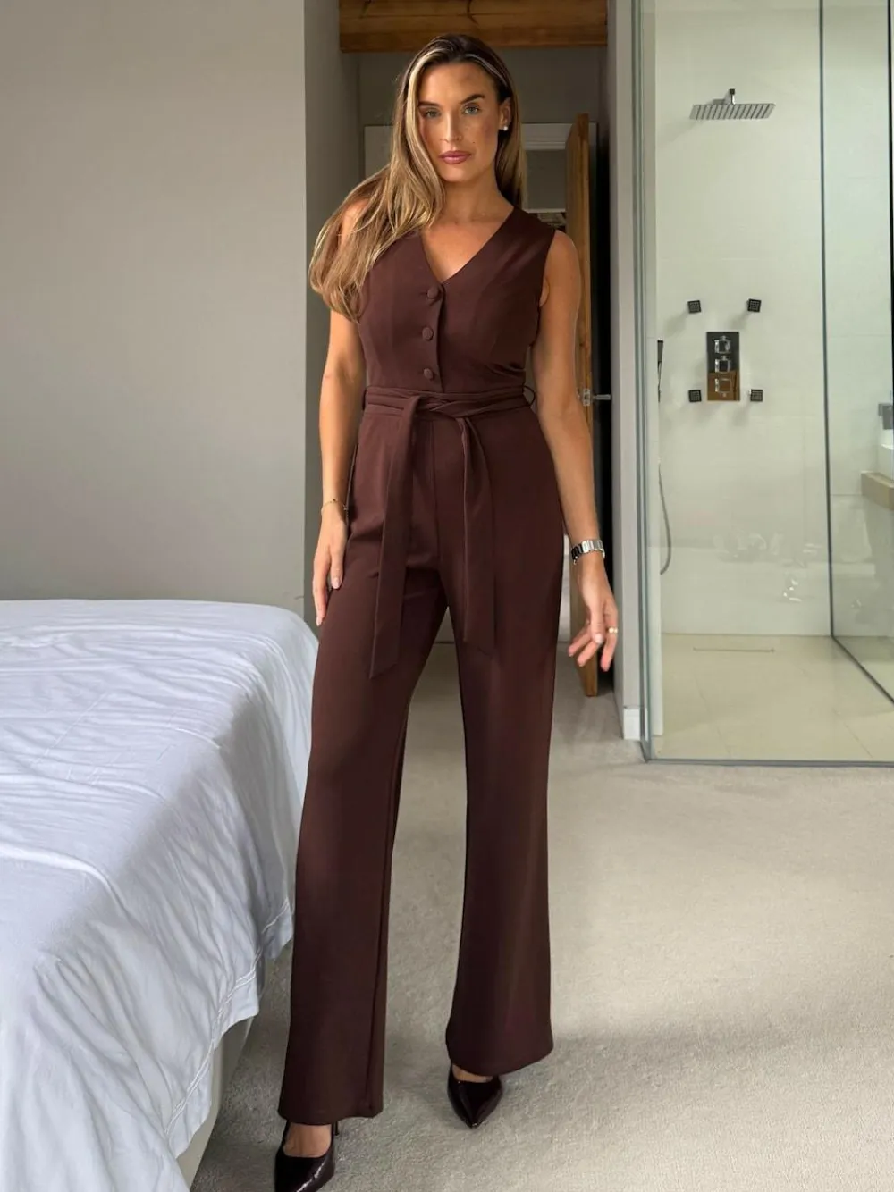 Girl In Mind Trisha Tailored Waistcoat Jumpsuit^Women Jumpsuits & Playsuits