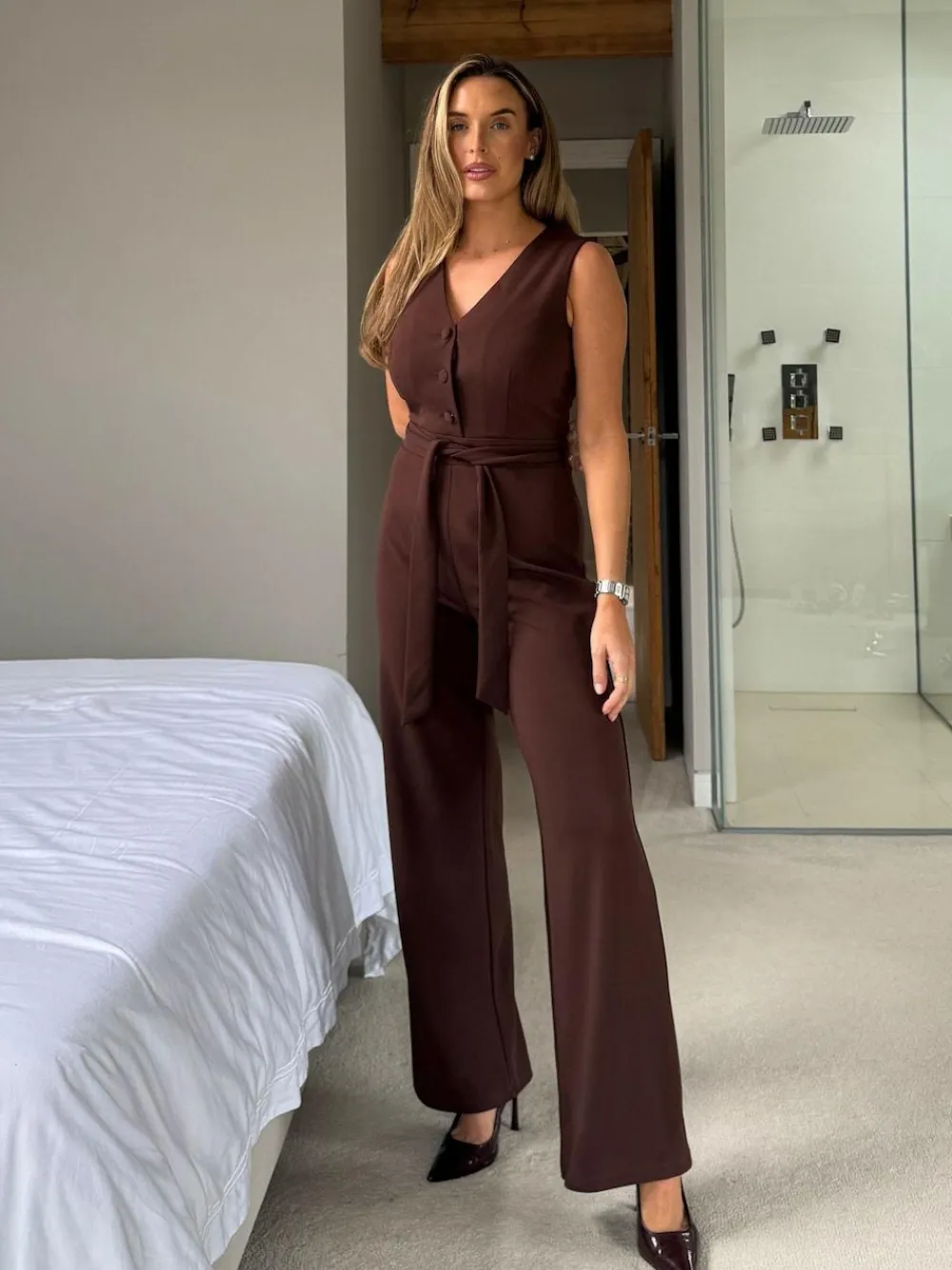 Girl In Mind Trisha Tailored Waistcoat Jumpsuit^Women Jumpsuits & Playsuits