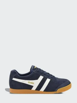 Gola Navy White Mens Harrier Trainers