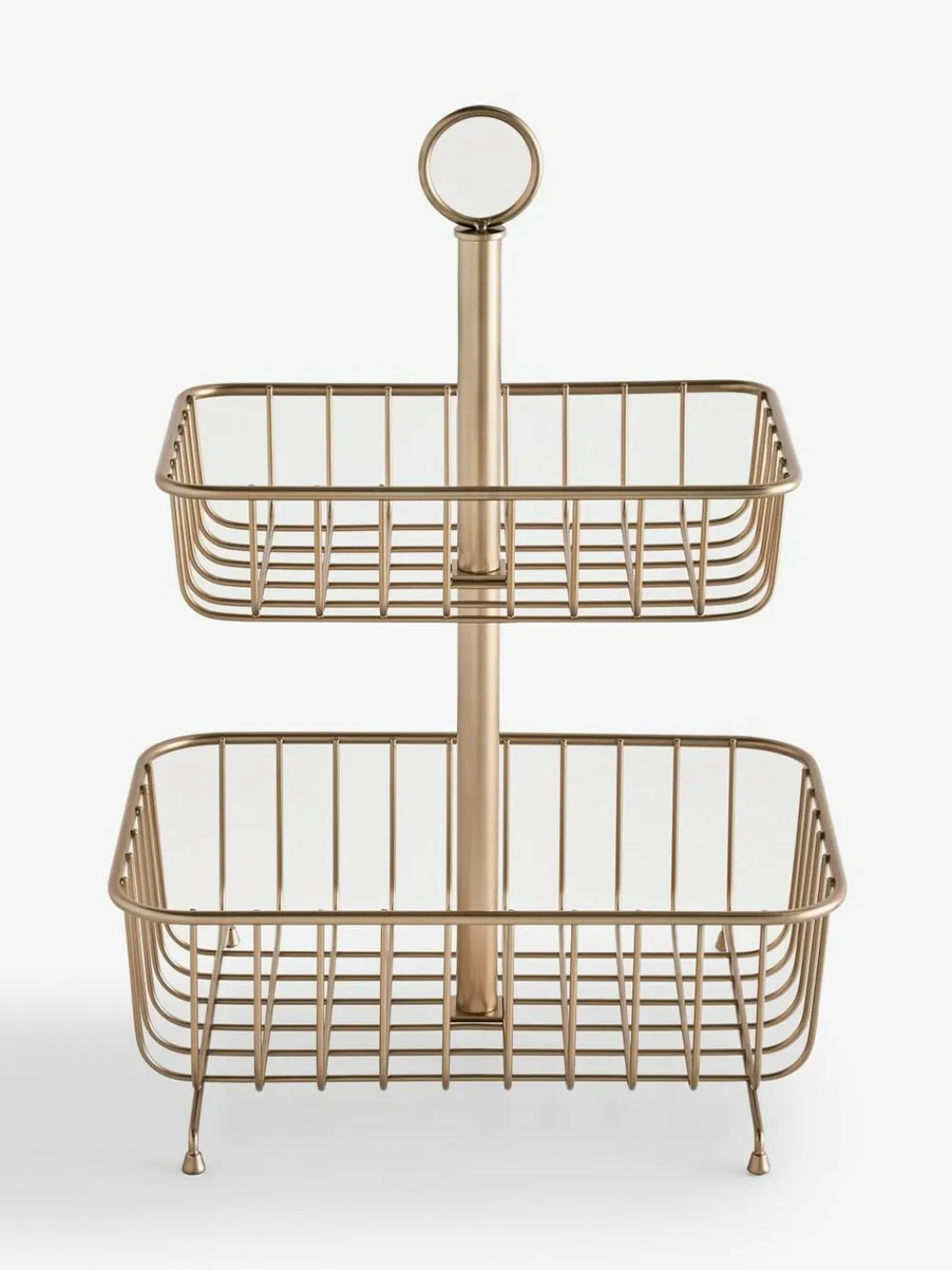 Outlet Next Gold 2 Tier Fruit Basket