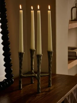 Next Gold Forged Metal Candlestick^ Candle Holders & Lanterns