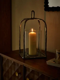 New Next Gold Forged Metal Lantern