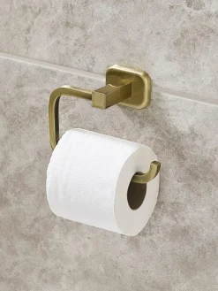 New Next Garda Toilet Roll Holder Gold