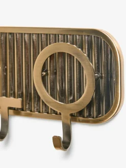 Next Gold Hello Key Hooks^ Storage & Organisation