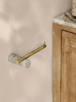 Best Next Gold Marble N. Premium Toilet Roll Holder
