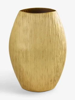 Discount Next Gold Medium Evie Metal Textured Vase
