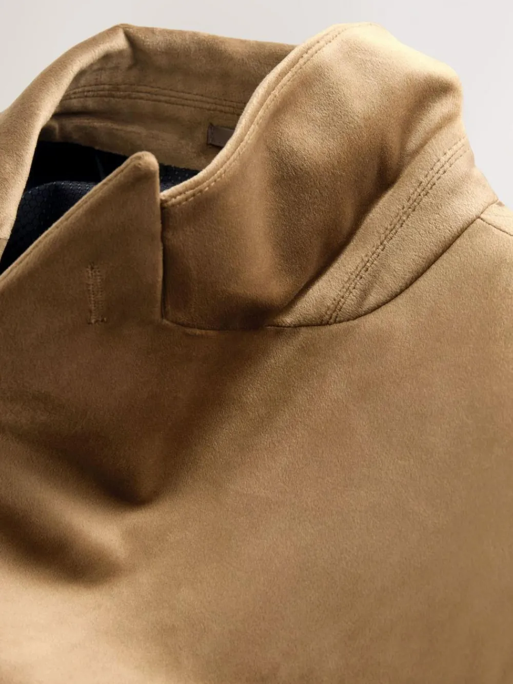 Next gold Regular Fit Double Breasted Velvet Blazer