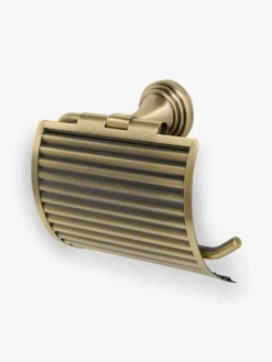 Discount Next Gold Rib Wall Mount Toilet Roll Holder