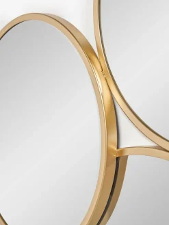 Sale Next Gold Round Cluster Mirror