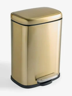 Outlet Next Soft Close 5 Litre Pedal Bin Gold