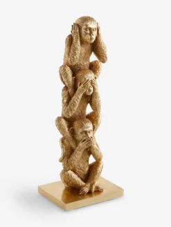 Online Next Gold Three Wise Monkeys Ornament