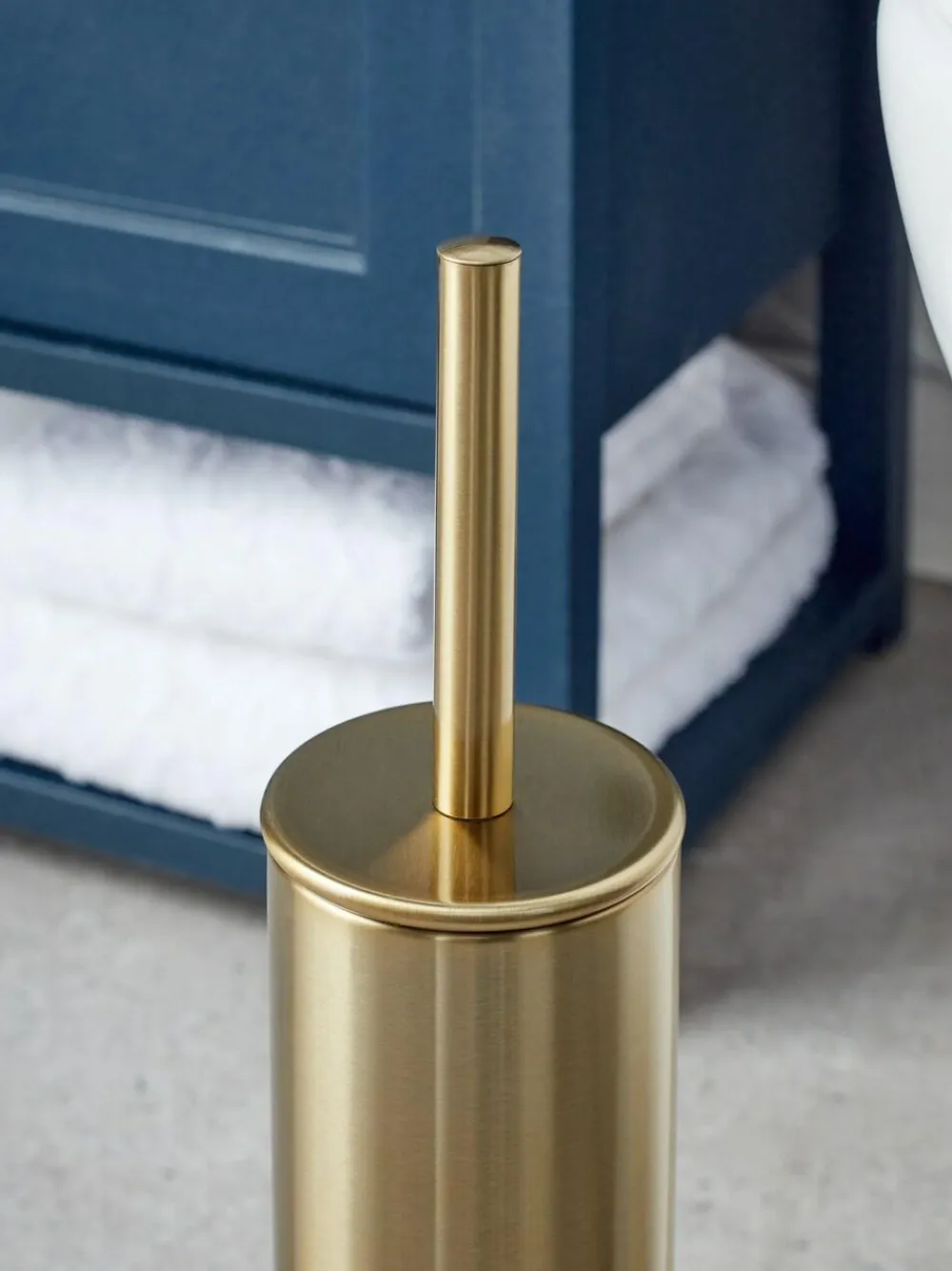 Next Gold Toilet Brush^ Bathroom Accessories