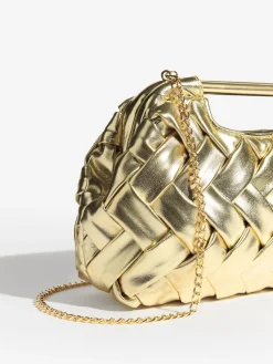 Lipsy Weave Grab Handle Clutch Bag^Women Bags