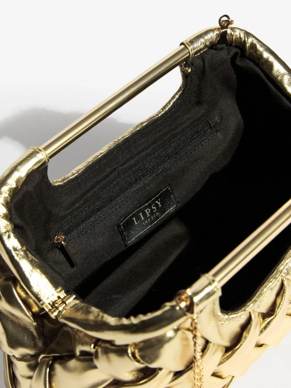 Lipsy Weave Grab Handle Clutch Bag^Women Bags