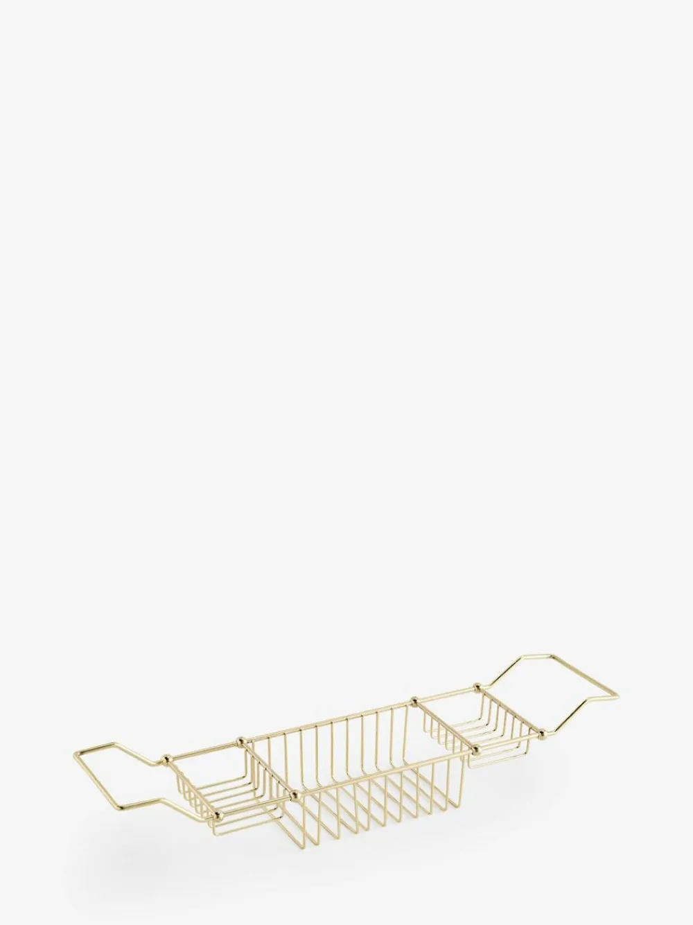 Next Gold Wire Storage Bath Tray^ Bathroom Accessories