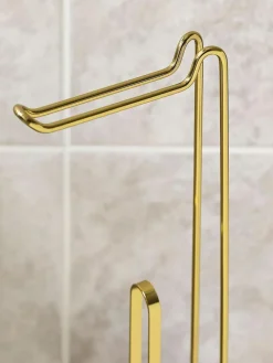 Next Gold Wire Toilet Roll Holder^ Bathroom Accessories